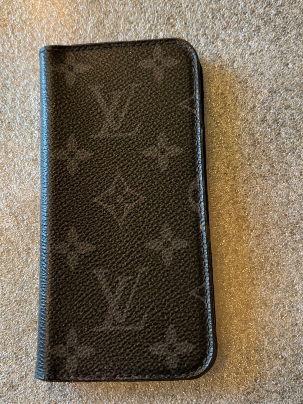 Louis Vuitton Monogram Eclipse iPhone 11 Pro Folio Case